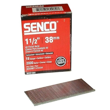 Hd CAM001003 Senco 1.5 in.; 16 Gauge Galvanized Brad Nails CAM001003